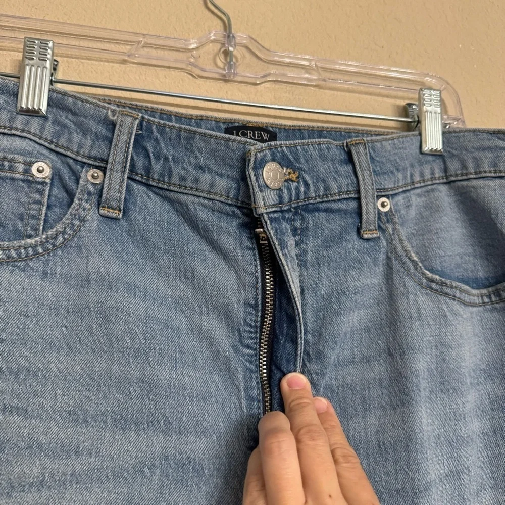 J Crew Jeans High-Rise Classic Vintage Tapered Blue Light Wash Denim Size 31